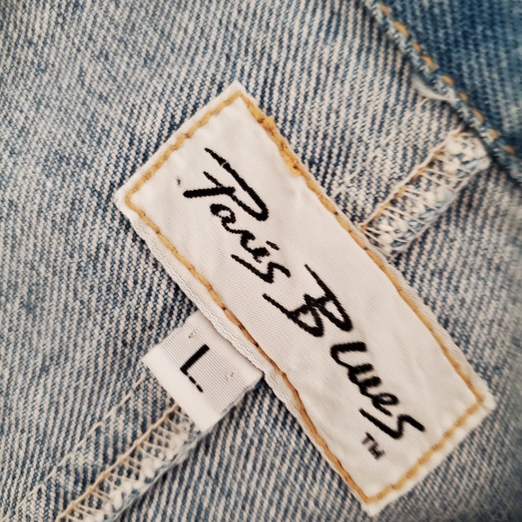VINTAGE 80's PARIS BLUE DENIM JACKET -Size XS💙 - Picture 3 of 6